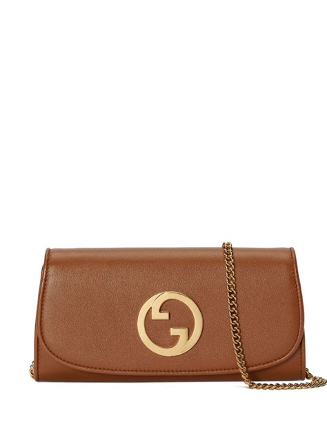 gucci blondie continental chain wallet|authentic gucci purse wallet.